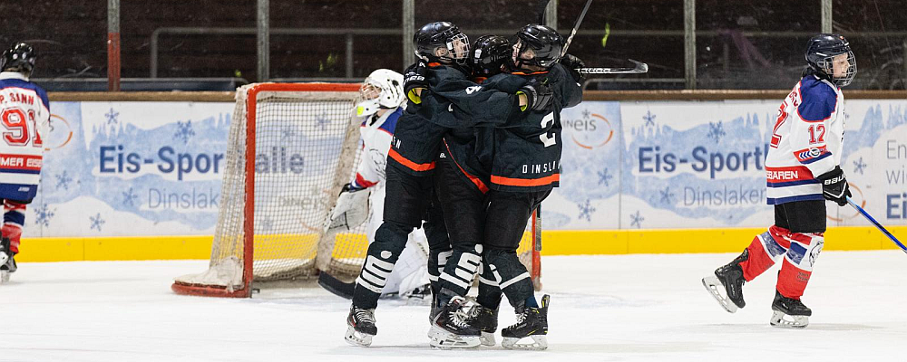 U13: Dinslakener Kobras – Hammer Eisbären mit Sieg für die Kobras!