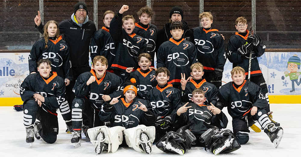 U13: Dinslakener Kobras – Hammer Eisbären mit Sieg für die Kobras!